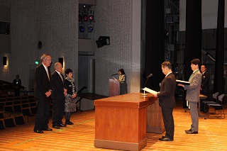 写真：表彰式の様子