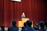 写真：井崎市長のあいさつ