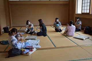 写真：だんだんと仲良くなるみなさん