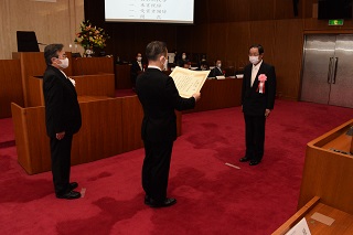 写真：表彰式の様子