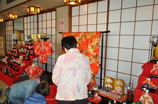 写真：流山福祉会館の展示の様子