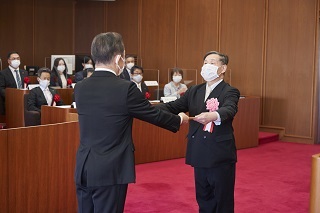 写真：表彰式の様子