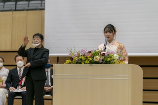 写真：実行委員長の安保さん