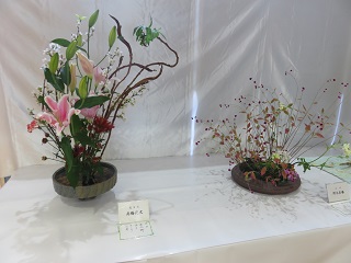 四季の花々展の様子