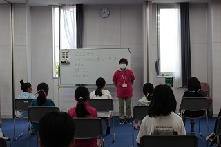 藍川会長のご挨拶の様子