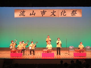 流山市文化祭の様子