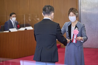 写真：表彰式の様子