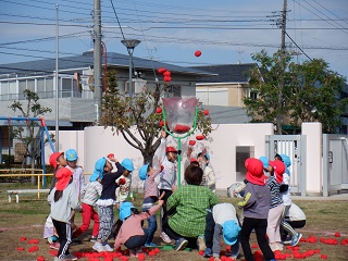 江戸川台地区交流玉入れ