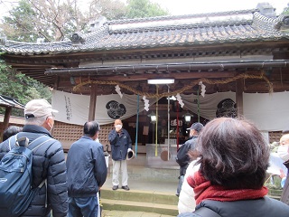 流山をA・RU・KU赤城神社本殿内見学と本町の七福神をめぐる