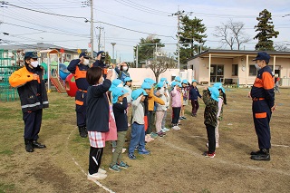 江戸川台消防団との交流会