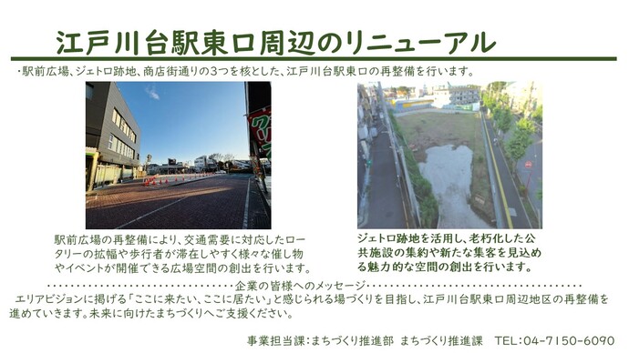 江戸川台駅東口周辺地区再整備事業