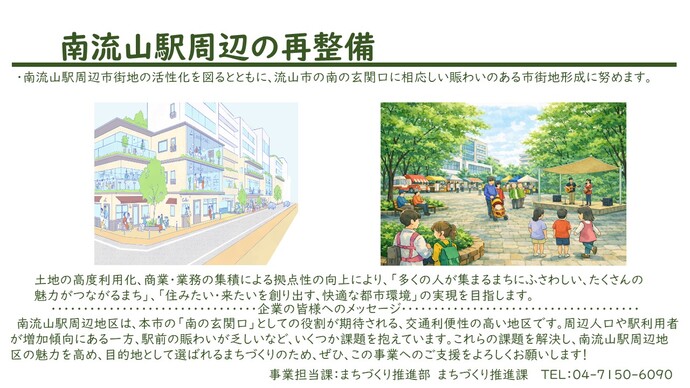 南流山駅周辺市街地再整備事業