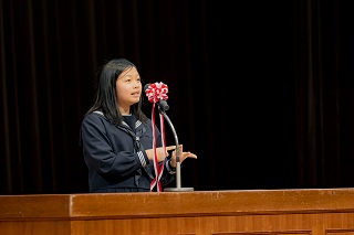 常盤松中学校の輪島さん