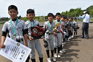 準優勝の東深井ボーイズ