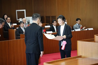 写真：表彰式の様子