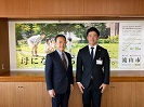 石本海斗さんと井崎市長