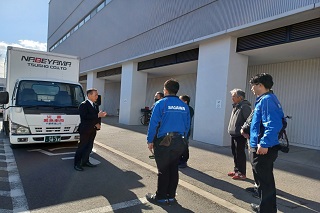 物資輸送に協力いただいた佐川急便株式会社