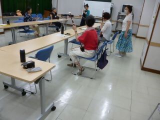 二胡講座受講の様子