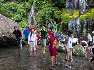 川遊びの様子