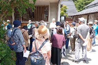 窪田酒造見学の様子