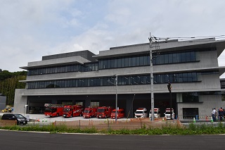 新消防庁舎の全体写真