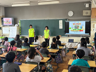 南流山第二小学校での人権教室