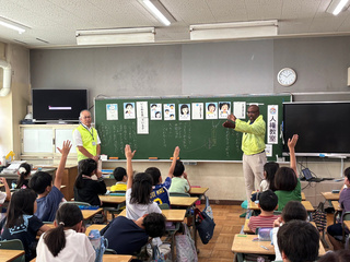 南流山第二小学校での人権教室
