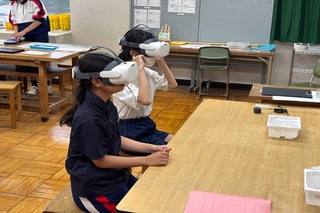 VRゴーグルで疑似体験