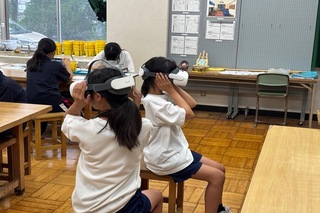 VRゴーグルで疑似体験