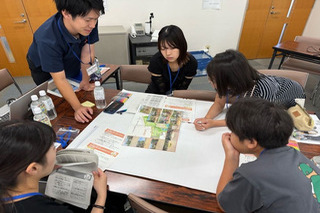 グループでテーマを考えている様子