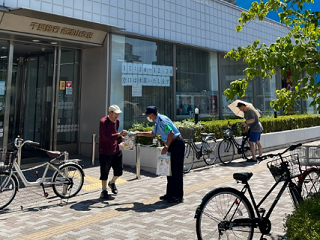 南流山駅ロータリー周辺街頭啓発