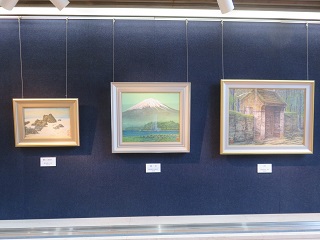 市民ギャラリー　後藤紳也日本画展の様子2