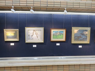 市民ギャラリー　後藤紳也日本画展の様子4