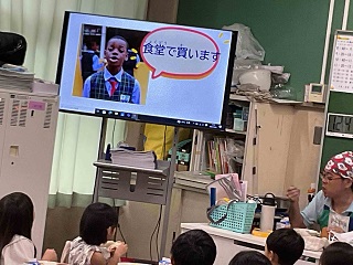 ナイジェリアのこどもとの交流