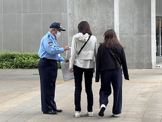 街頭啓発を実施1
