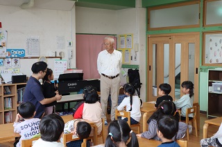 鈴木謙次さんとの交流の様子