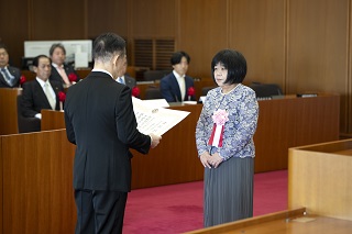 写真：表彰式の様子