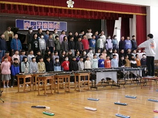 5年生の合唱の様子