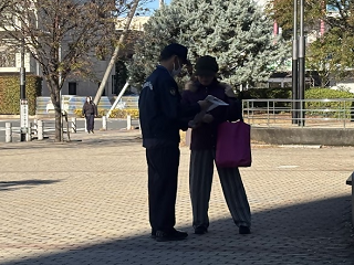 詐欺防止街頭啓発活動