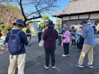 学芸員と歩く利根運河　利根運河周辺の庚申塔巡り（R7秋）
