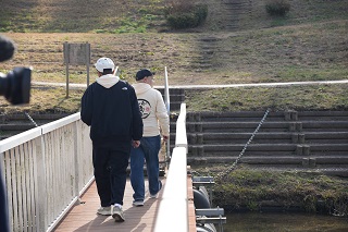 地域の方にインタビュー