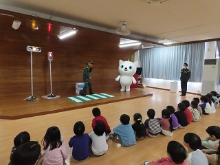 クロネコヤマト安全教室に参加しているところ。