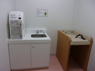 赤ちゃんほっとスペースの様子