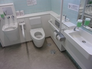 バリアフリートイレの様子