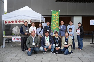 フードドライブの会場となったおおたかの森S・C