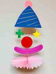 ピエロのモビールをつくろう