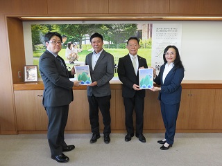 流山市合唱連盟表敬訪問