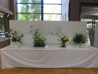 四季の花々展「若葉風」開催の様子