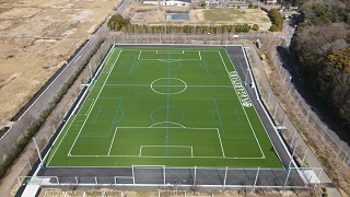 スポーツフィールドA面の俯瞰写真