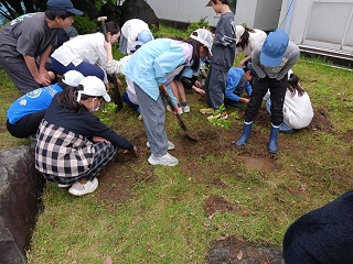 鰭ケ崎小学校で実施した様子